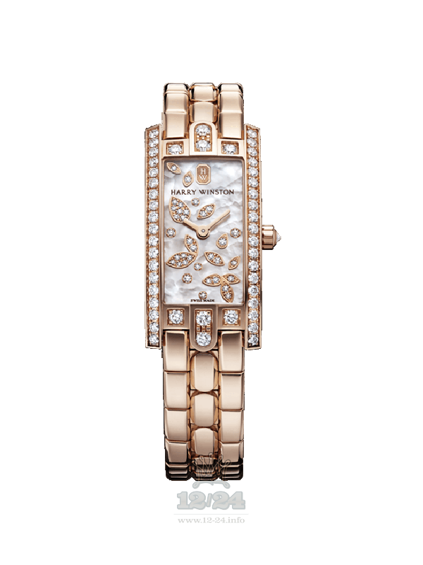 Harry Winston The Avenue Collection Watch AVCQHM16RR042 32 mm Pink gold Case White Dial