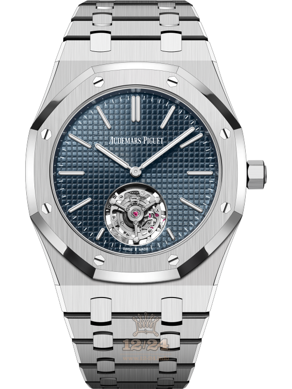 Audemars Piguet Royal Oak Watch 26670ST.OO.1240ST.01 39 mm Stainless steel Case Dark blue Dial