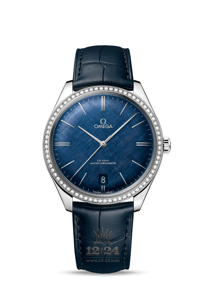 Omega Tresor Watch 435.18.40.21.03.001 40 mm Stainless steel Case Dark blue Dial