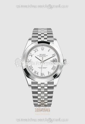 Rolex Datejust Watch 126300-0016 41 mm Stainless steel Case White Dial