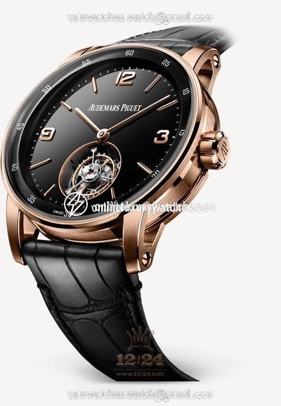 Audemars Piguet Code 11.59 Watch 26396OR.OO.D002CR.01 41 mm Pink gold Case Black Dial