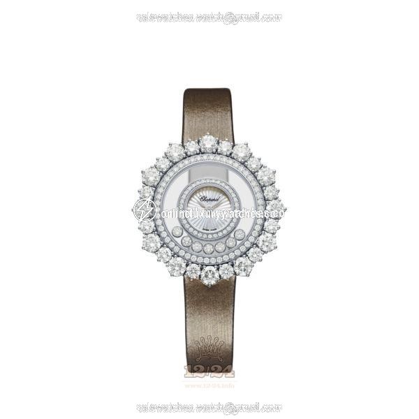 Chopard Happy Diamonds Watch 209436-1002 36 mm White gold Case White Dial