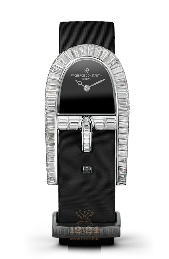 Vacheron Constantin Heures Creatives Watch 37660/000G-B028 19 mm White gold Case Black Dial