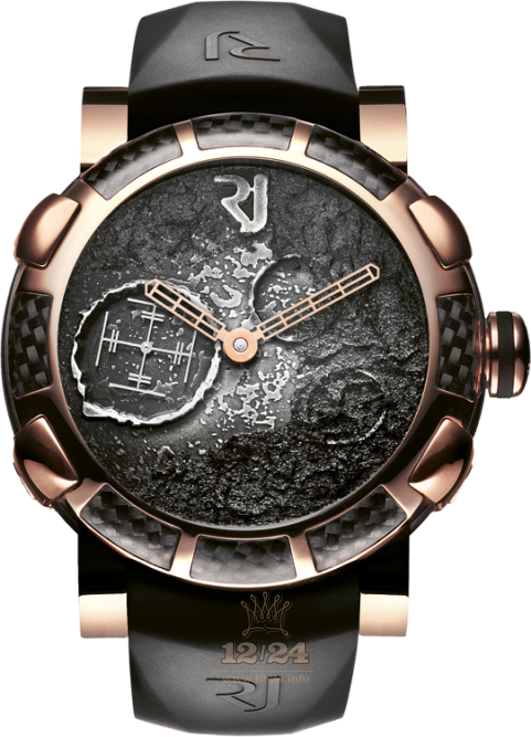 Romain Jerome Air Watch MG.F2.22BB.00 46 mm Stainless steel Red gold PVD coating Case Gray Dial
