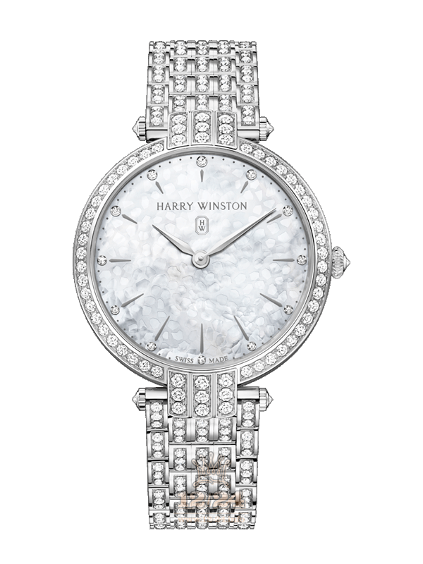 Harry Winston The Premier Collection Watch PRNQHM39WW003 39 mm White gold Case White Dial