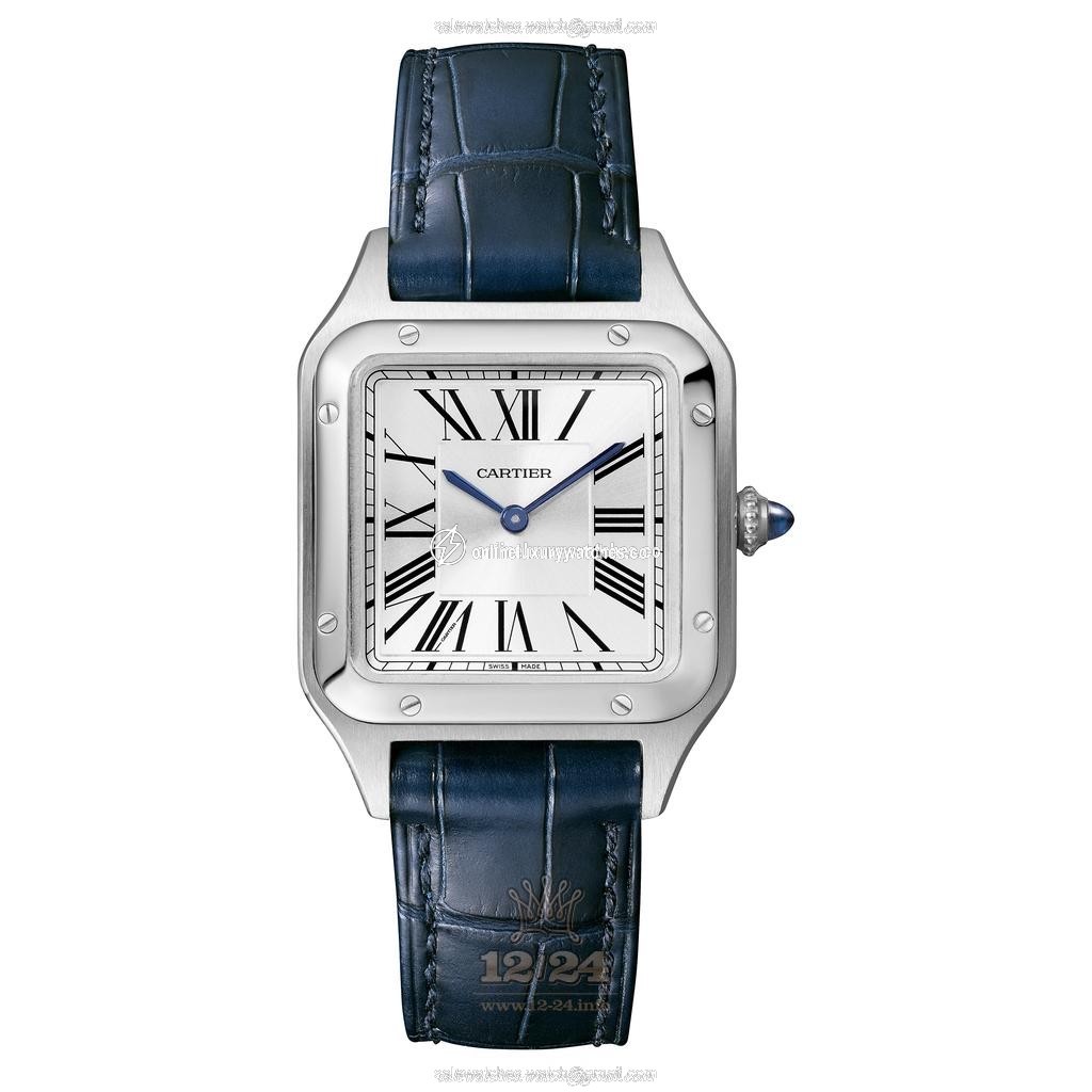 Cartier Santos de Cartier Watch WSSA0022 43 mm Stainless steel Case Silver Dial