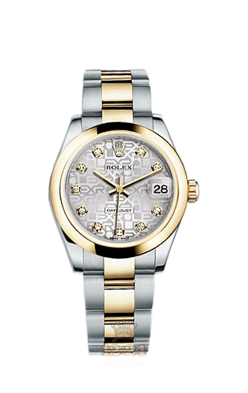 Rolex Lady-Datejust Watch 178243-0029 31 mm Steel / Yellow gold Case Silver Dial