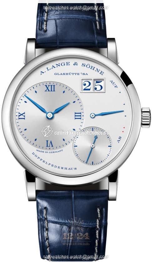 A.Lange & Sohne Lange 1 Watch 181.066 37 mm White gold Case Silver Dial