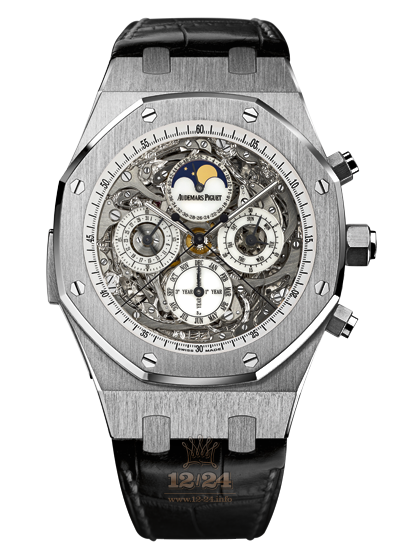 Audemars Piguet Royal Oak Watch 26065IS.OO.D002CR.01 44 mm Titanium Case Gray Silver Dial