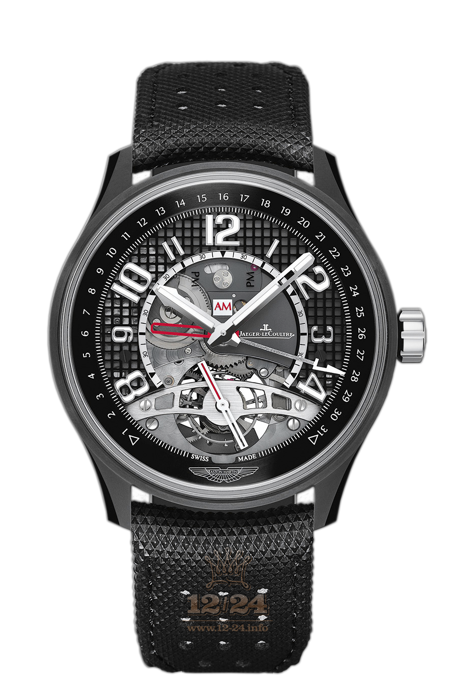 Jaeger-LeCoultre Master Extreme Watch 193K450 44 mm Platinum Ceramics Case Black Silver Dial