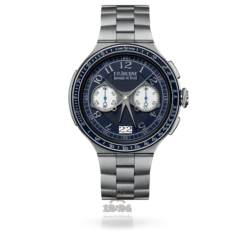 F.P.Journe Linesport Watch chronographe rattrapante pl 44 mm Platinum Case Dark blue Dial