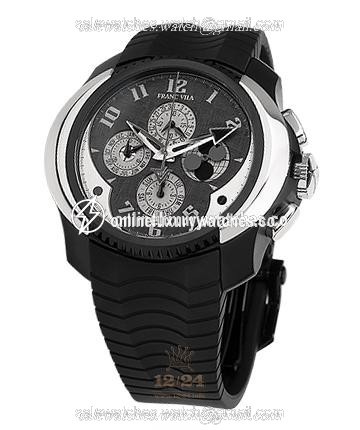 Franc Vila Cobra Watch 10I.QP-WGOLD.V01 52 mm Stainless steel White gold Titanium Case White Black Dial