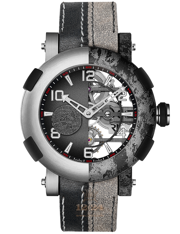 Romain Jerome Arraw Watch 1C45S.TTTR.5023.AR.TWF18 45 mm Titanium Case Gray Dial