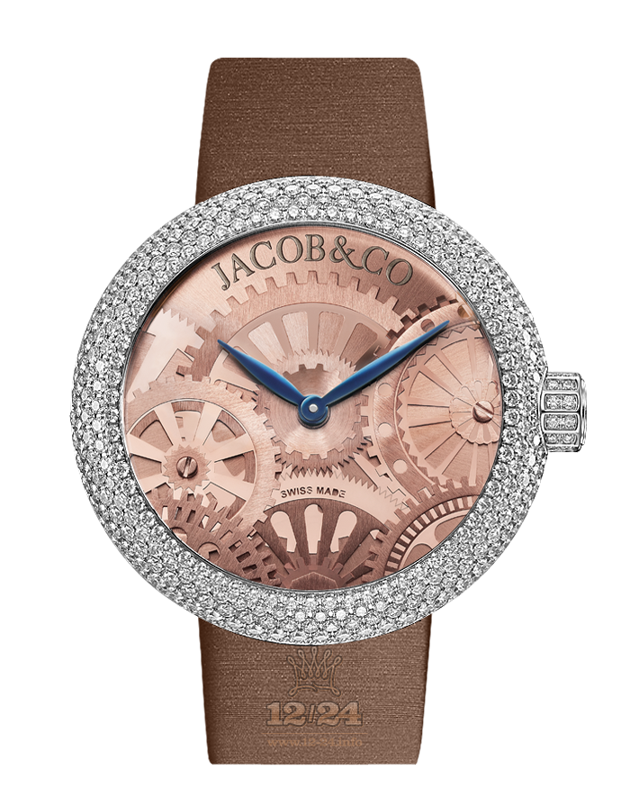 Jacob & Co Ladies Collection Watch 210.030.10.RH.OY.3RD 44 mm Stainless steel Case