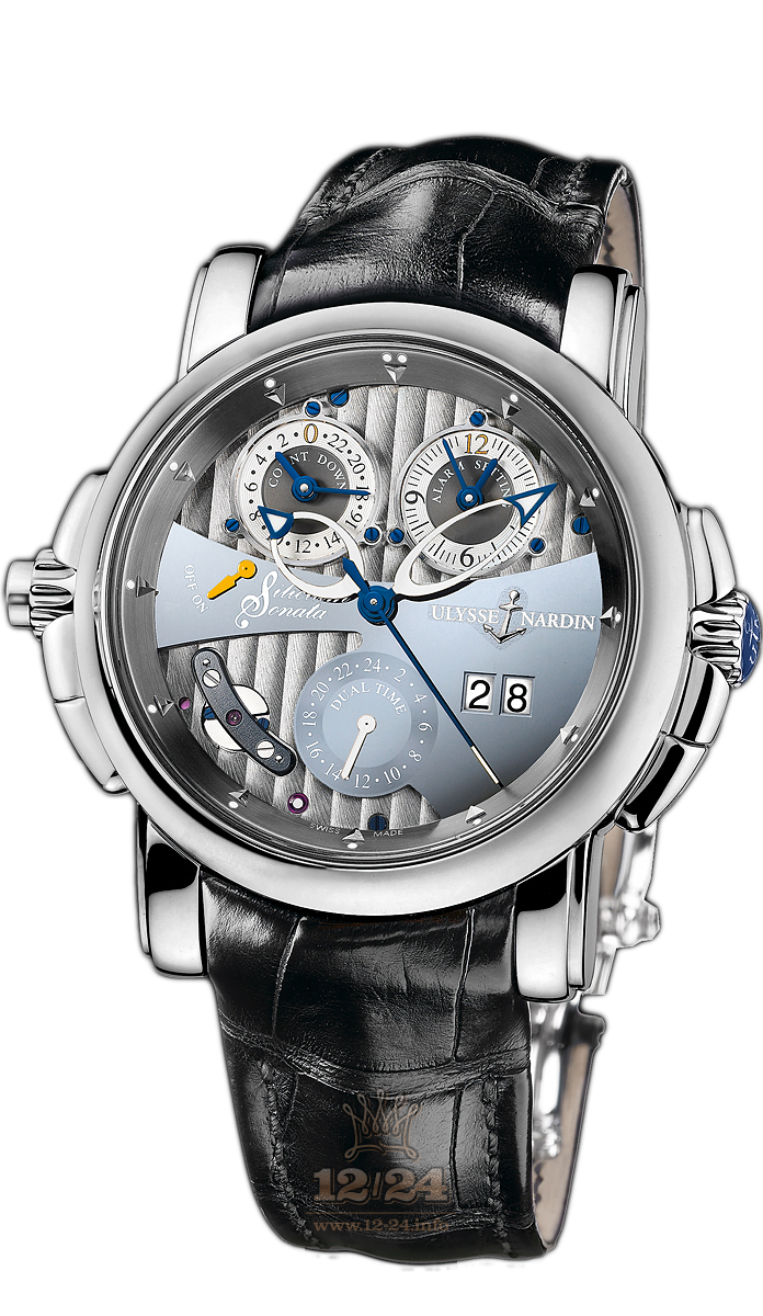Ulysse Nardin Classic Watch 670-85 42 mm White gold Case Silver Dial