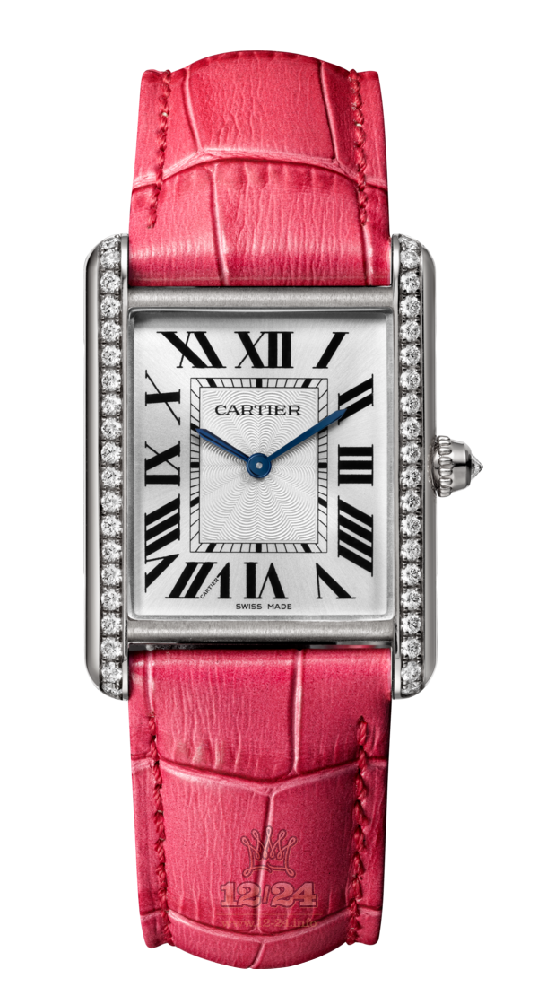 Cartier Tank Watch WJTA0015 25 mm White gold Case Silver Dial