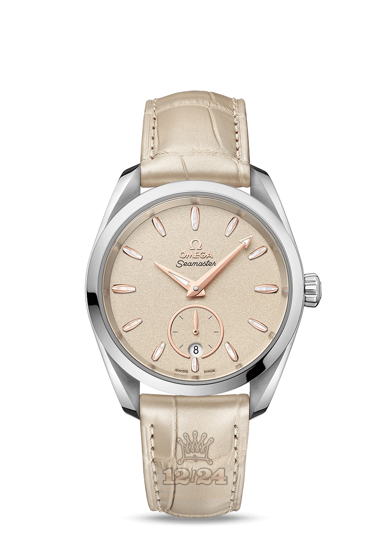 Omega Seamaster Watch 220.13.38.20.09.001 38 mm Stainless steel Case Golden Dial