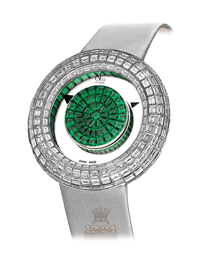 Jacob & Co High Jewelry Masterpieces Watch 210.525.30.BD.BD.3BD 38 mm White gold Case