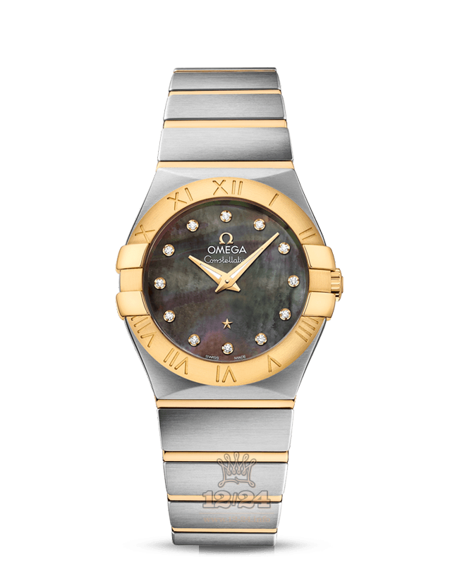 Omega Constellation Watch 123.20.27.60.57.007 27 mm Steel / Yellow gold Case Gray Dial