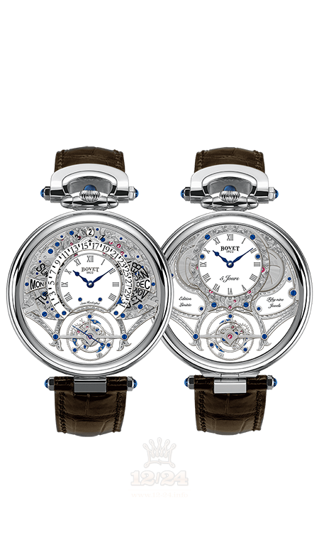 Bovet Fleurier Grandes Complications Watch AIQPR002 46 mm White gold Case White Dial