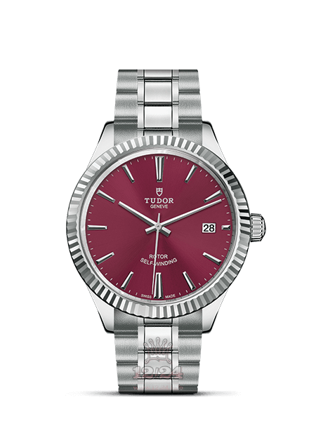 Tudor Style Watch M12510-0015 38 mm Stainless steel Case Red Dial