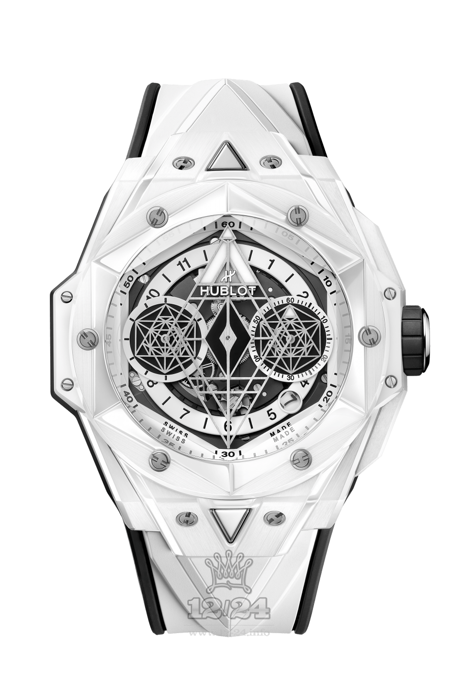 Hublot Big Bang Watch 418.HX.2001.RX.MXM21 45 mm Ceramics Case White Dial