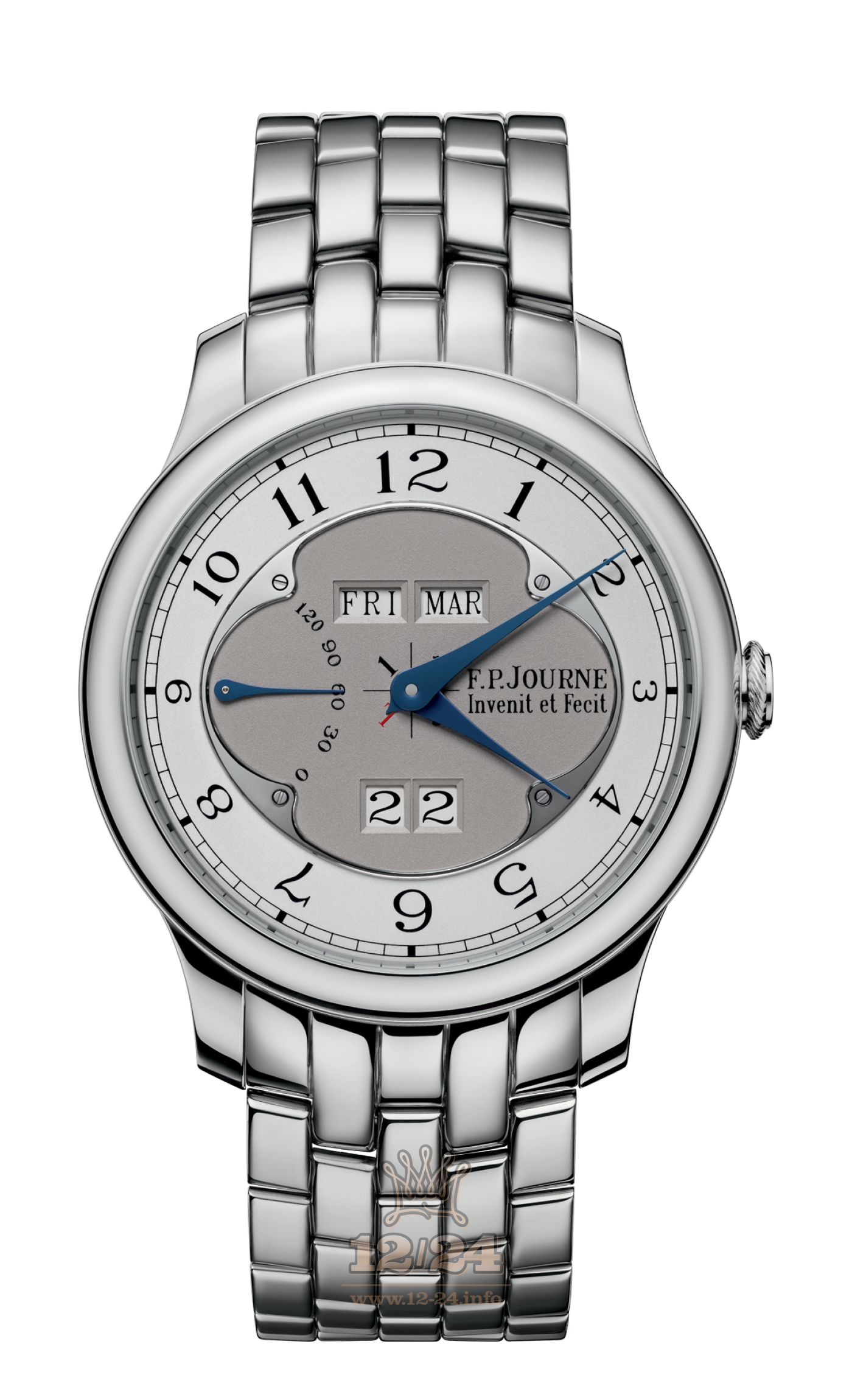 F.P.Journe Octa Watch FPJ-Co-Octa-QuantiemePerpetuel-LN-Pl 40 mm Platinum Case White Silver Dial