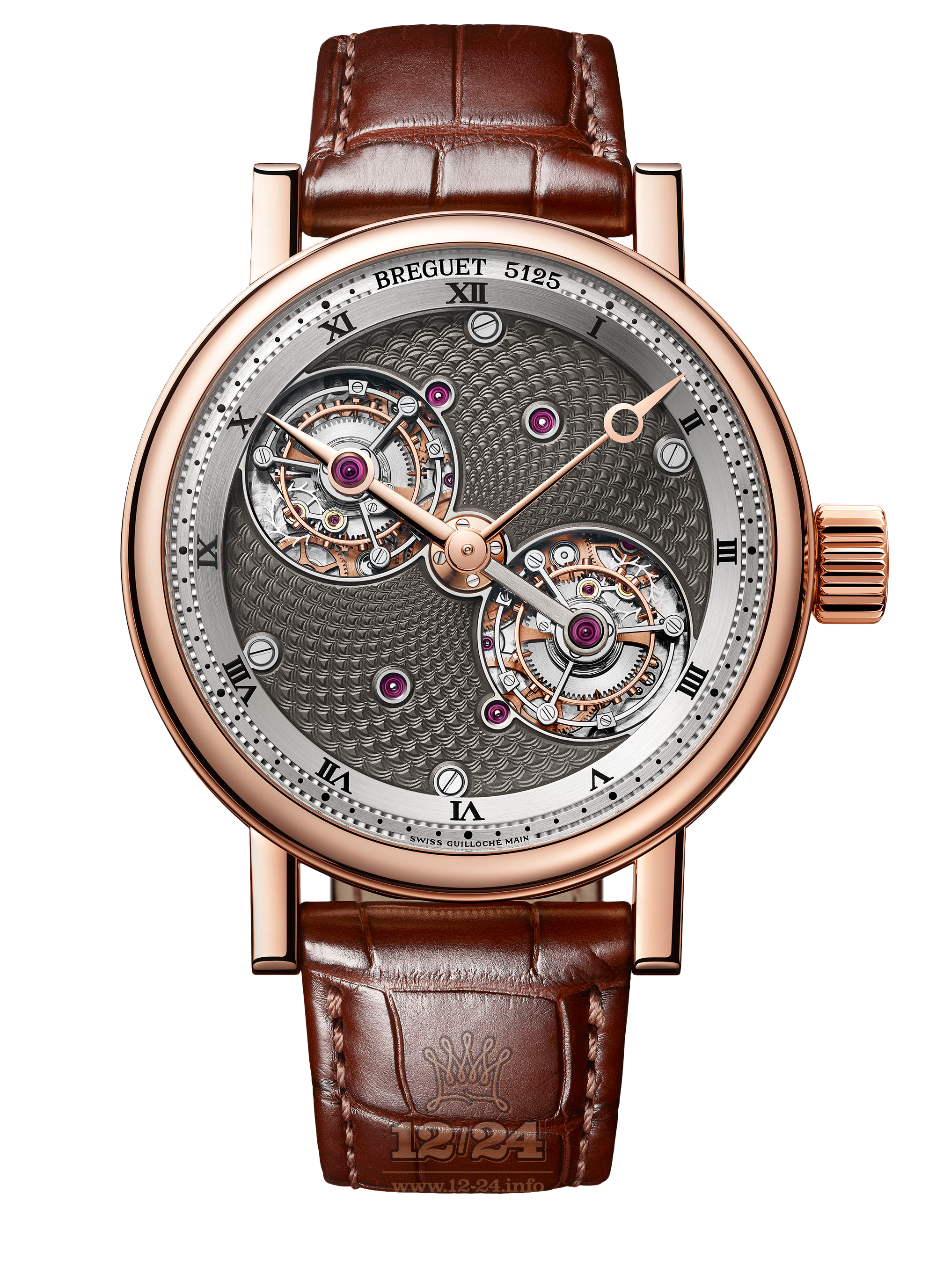 Breguet Classique Complications Watch 5347BR/2A/9ZU 44 mm Pink gold Case Gray Dial