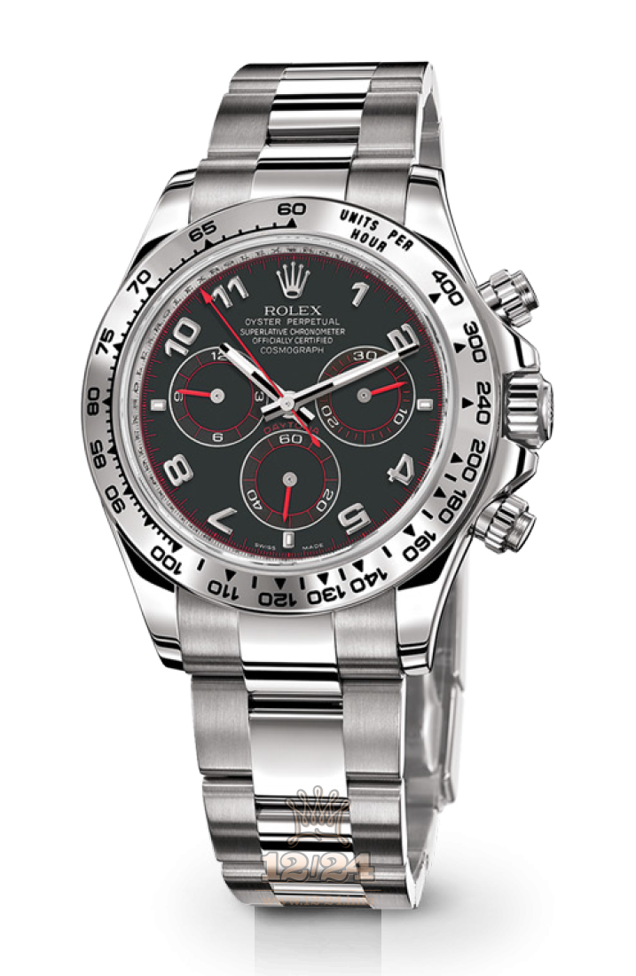 Rolex Cosmograph Daytona Watch 116509-0036 40 mm White gold Case Black Dial