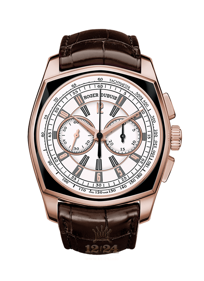 Roger Dubuis La Monegasque Watch RDDBMG0008 44 mm Pink gold Case White Dial