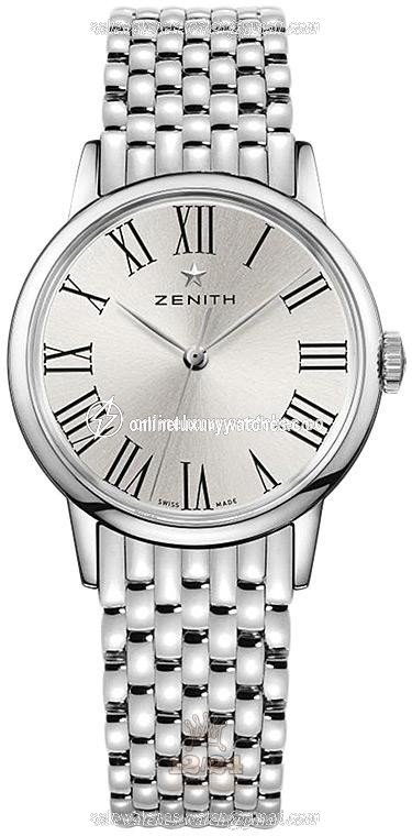 Zenith Elite Watch 03.2330.679/11.M2330 33 mm Stainless steel Case Silver Dial