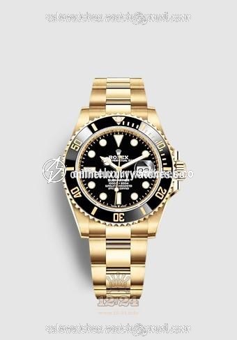 Rolex Submariner Watch 126618ln-0002 41 mm Yellow gold Case Black Dial