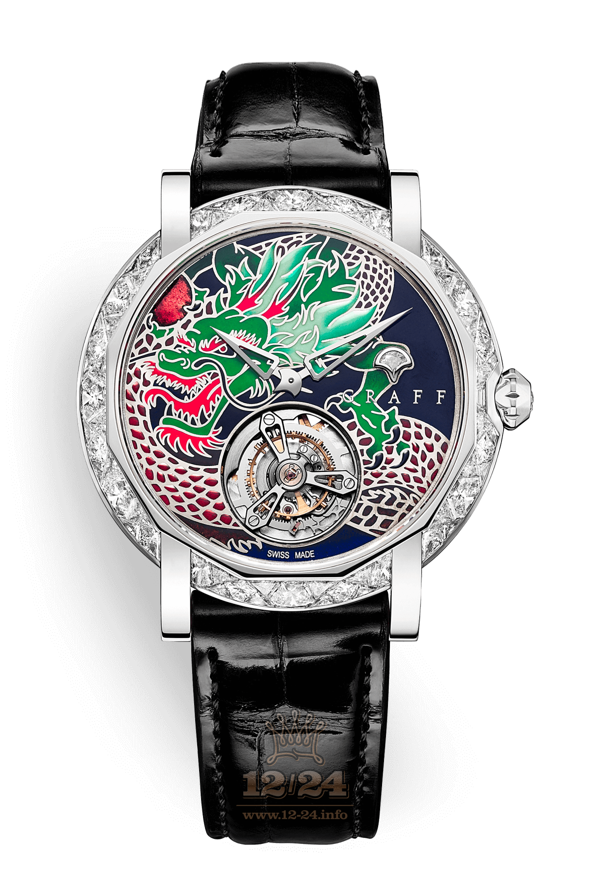 Graff Technical Watches Watch MGU43PTDLJPDR4 43 mm Platinum Case Painted Dial