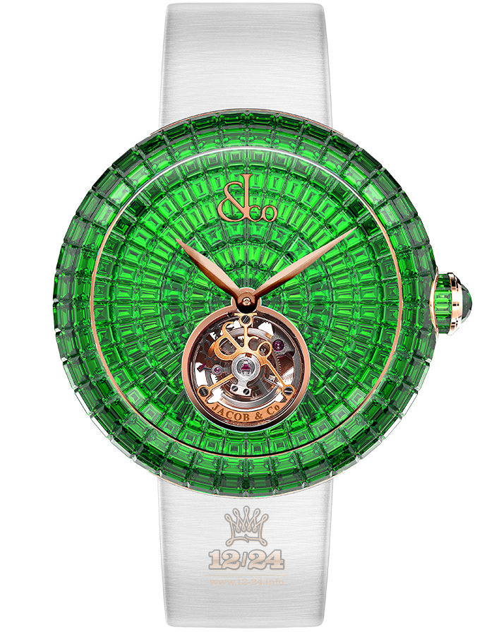 Jacob & Co High Jewelry Masterpieces Watch BT543.40.BZ.BZ.B 47 mm Yellow gold Case Green Dial