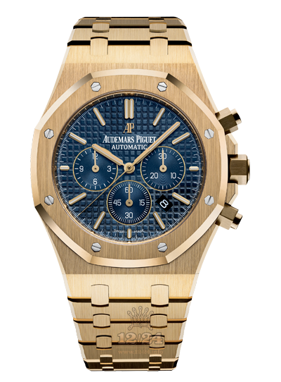 Audemars Piguet Royal Oak Watch 26320BA.OO.1220BA.02 41 mm Yellow gold Case Dark blue Dial