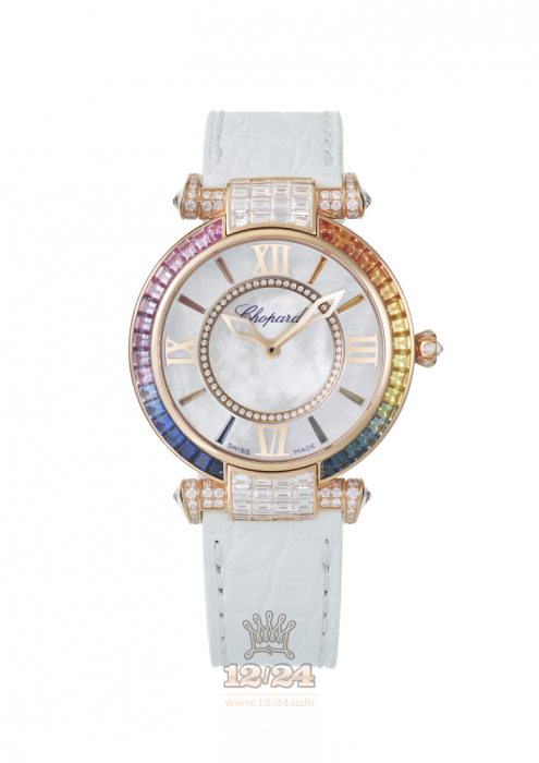 Chopard Imperiale Watch 384242-5021 36 mm Pink gold Case White Dial