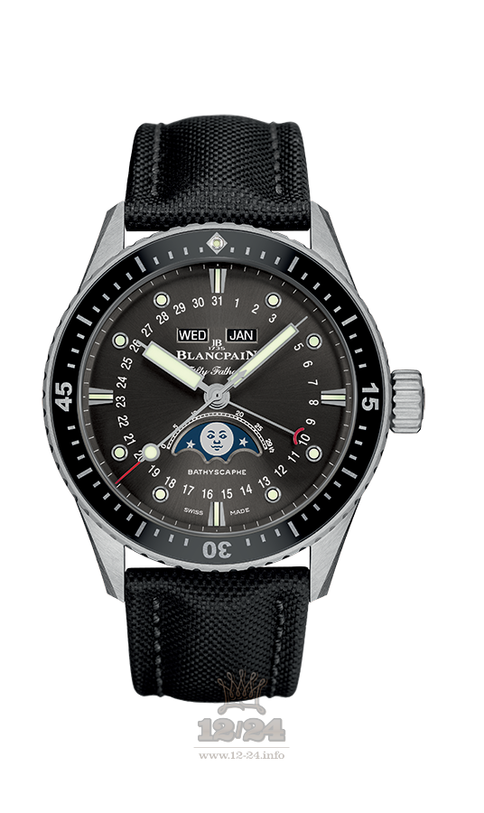 Blancpain Fifty Fathoms Watch 5054-1110-B52A 43 mm Stainless steel Ceramics Case Gray Dial