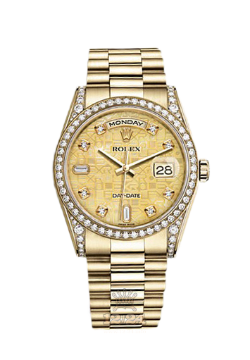 Rolex Day-Date Watch 118388-0038 36 mm Yellow gold Case Golden Dial