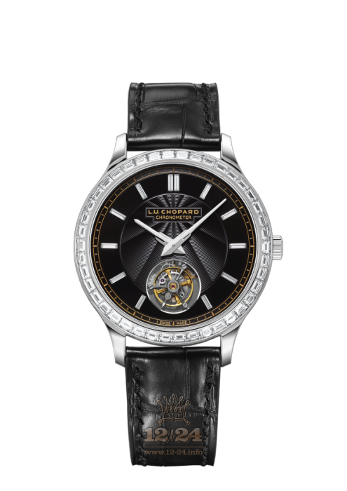 Chopard L.U.C Watch 171978-9001 40 mm Platinum Case Black Dial