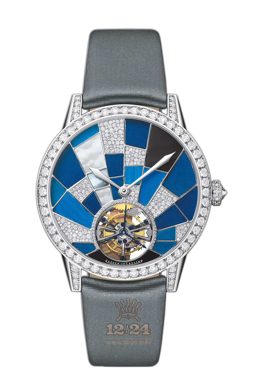 Jaeger-LeCoultre Rendez-Vous Watch 3413405 39 mm White gold Case Black Silver Dark blue Dial