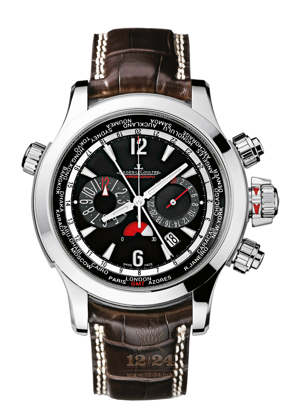 Jaeger-LeCoultre Master Extreme Watch 1768470 46 mm Stainless steel Case Black Dial