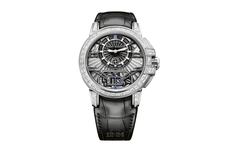 Harry Winston The Ocean Collection Watch OCEABD42WW002 42 mm White gold Case Gray Dial