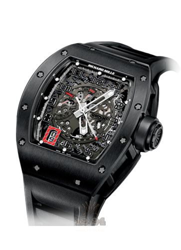 Richard Mille Men's Collection Watch RM 030 Black Out 50 mm Titanium Case