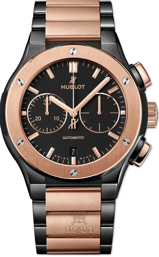 Hublot Classic Fusion Watch 540.CO.1180.CO 42 mm Pink gold Ceramics Case Black Dial