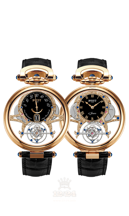 Bovet Fleurier Grandes Complications Watch AIVI001 44 mm Pink gold Case Black Dial