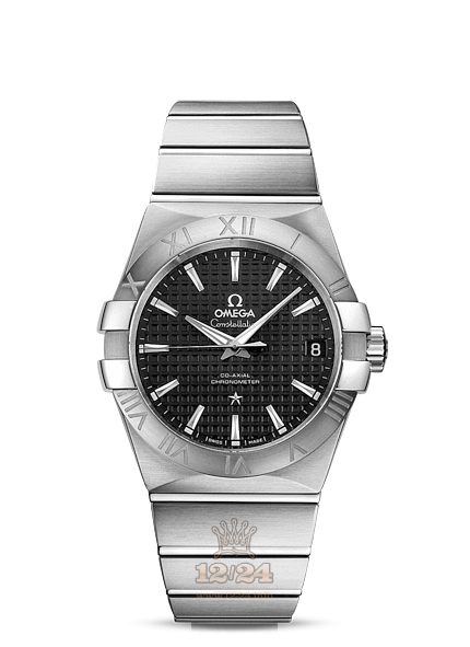 Omega Constellation Watch 123.10.38.21.01.002 38 mm Stainless steel Case Black Dial