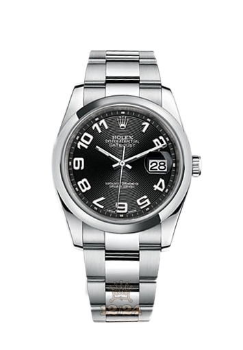 Rolex Datejust Watch 116200-0078 36 mm Stainless steel Case Black Dial