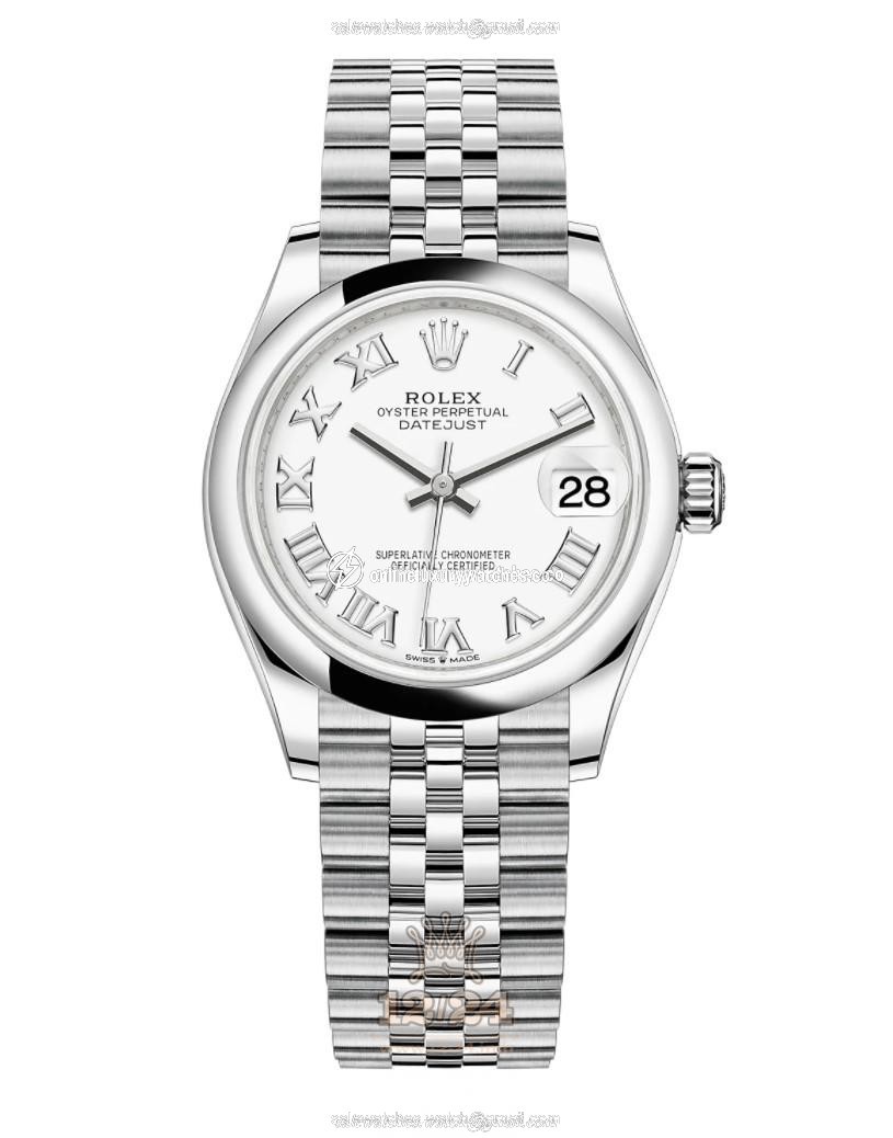 Rolex Datejust Watch 278240-0004 31 mm Stainless steel White gold Case White Dial