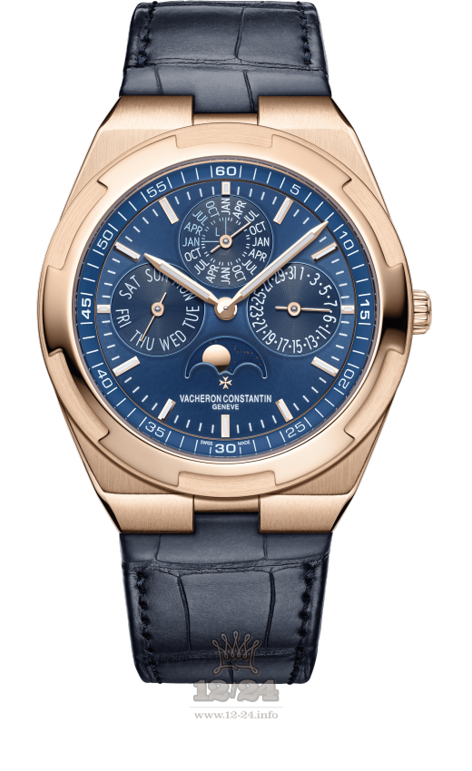 Vacheron Constantin Overseas Watch 4300V/000R-B509 42 mm Pink gold Case Dark blue Dial
