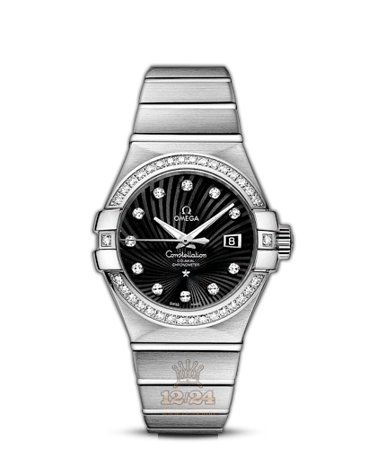 Omega Constellation Watch 123.55.31.20.51.001 31 mm White gold Case Black Dial
